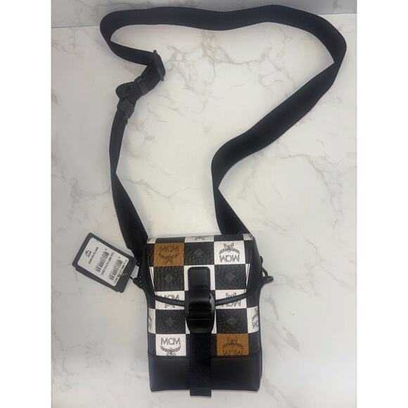 MCM Checkerboard Crossbody Bag - Picture 2 of 6